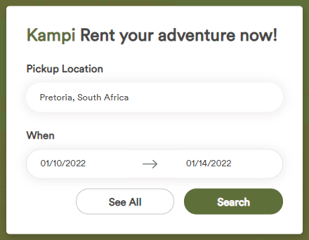 Kampi.co.za Basic Search